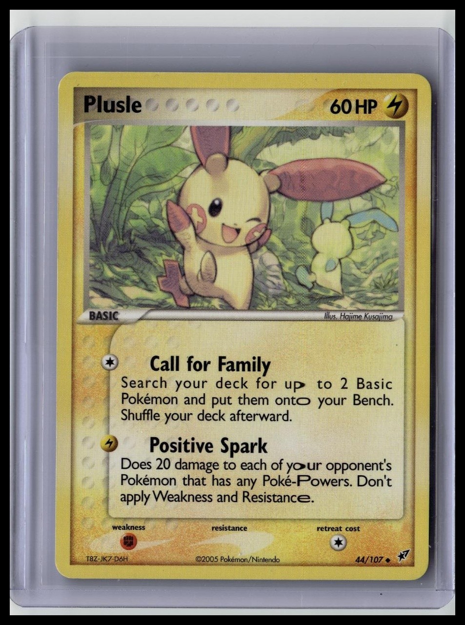 Pokemon Card - Plusle Deoxys 44/107 Uncommon