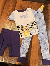 Bluey Pajamas Children  s Kid  s Size 6- 3 Piece Set New-Christmas Gift Boys Girls