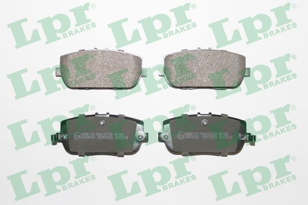 Bremsbelagsatz Scheibenbremse LPR 05P1554 FüR 124 Mazda MX Fiat NC Spider 348 4-image