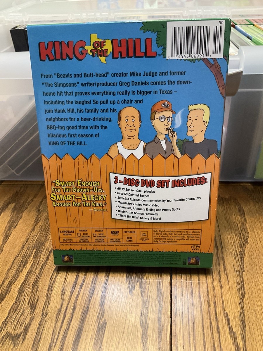 King of the Hill: The Complete 1st Season (DVD, 1997) 3 Disc