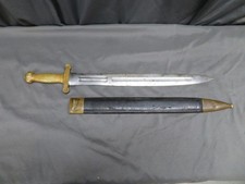 IMPERIAL FRENCH MODEL 1816 ARTILLERY SHORT SWORD W/ SCABBARD-NICE-SCARCE