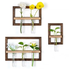 Walasis Wall Planter Propagation Stations - Hanging Glass Terrarium Tube Vase