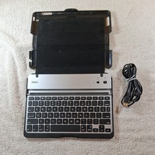 Zagg Folio Bluetooth Keyboard for iPad 2nd/3rd/4th Gen - Black case, Silver keyb