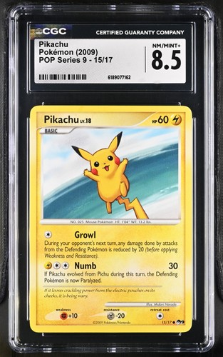 Pikachu graded CGC 8.5 for sale on eBay