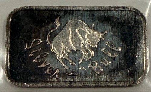 1 oz troy - SilverTowne - Silver Bull  .999 - Fine Silver Bar - FREE SHIPPING