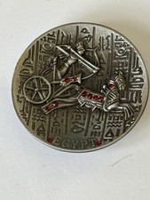 Egypt Metal Fridge Magnet Horse Cart Racing Travel Tourism Gift