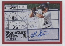 2019 Panini Donruss Signature Series Red 1/25 Myles Straw #SS-MS Auto uk2