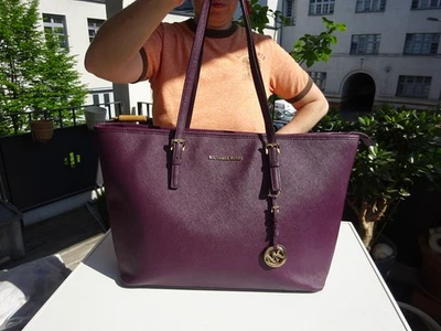 MICHAEL KORS 30T5GTVT2L Jet Set Medium Damen Tasche Schultertasche Leder TOP - Bild 1 von 4