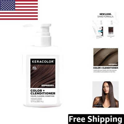 3-in-1 Color-Depositing Conditioner - Vibrant Auburn with Keratin, 12 Fl Oz