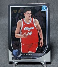 Zach Edey Chrome 2025-26 Bowman Basketball Card #BCV-139 Memphis Grizzlies