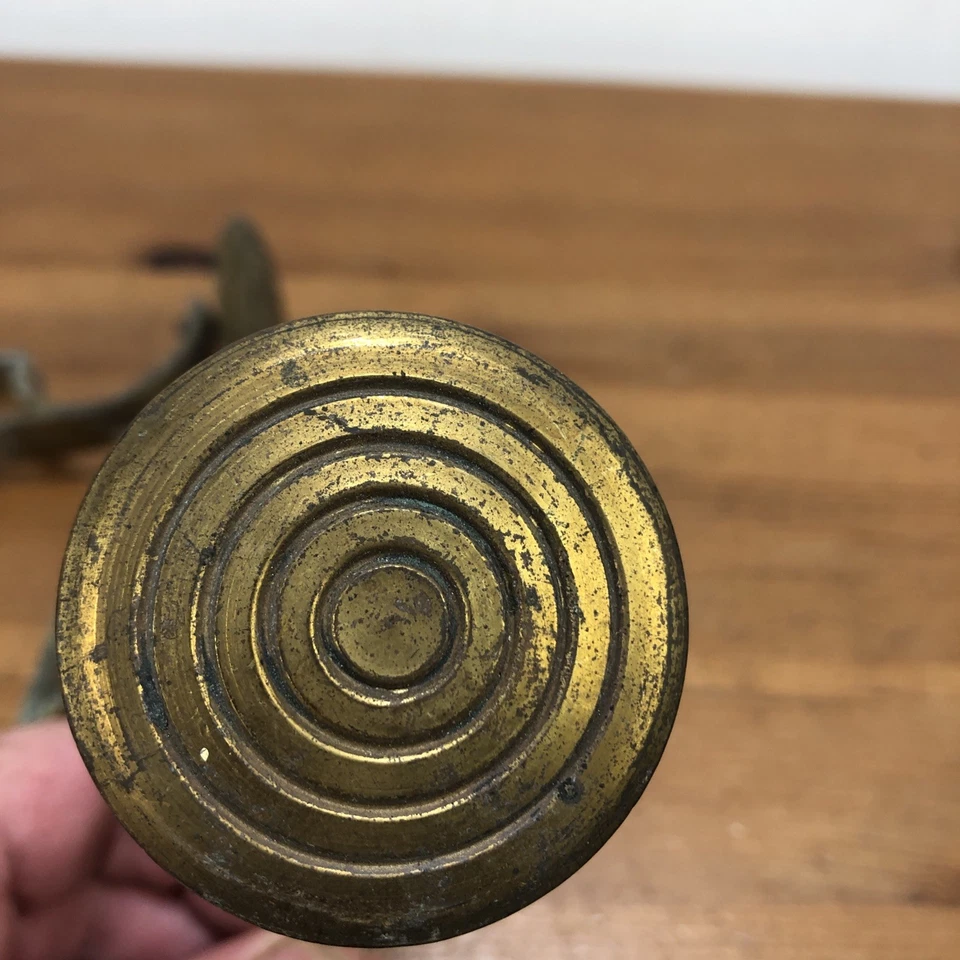 Soportes poste cortina victoriano latón x 3 Foto 4 de 4