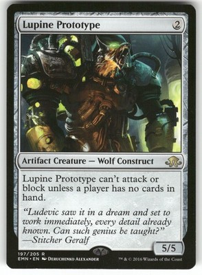 Lupine Prototype 197 Rare Eldritch Moon Magic: The Gathering Near Mint