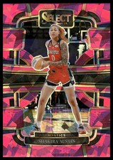 2024 Panini Select WNBA #17 Shakira Austin Pink Ice Prizms