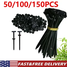 Nylon Universal Cable Tie Buckle Self-Locking Nylon Zip Ties Holder NEW