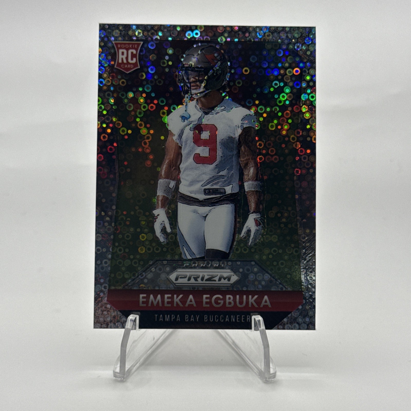 2025 Panini Prizm - Rookies Emeka Egbuka #351 No Huddle Prizm (RC)