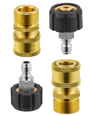 #ad Pressure Washer Adapter Sets M22 14mm to 1 4 Quick Connect Fittings kits Qu... $23.29