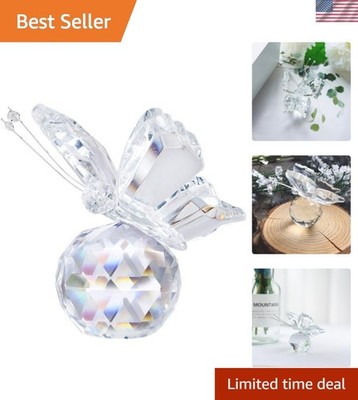 Charming K9 Crystal Butterfly with Base - Perfect Gift for Special Occasions