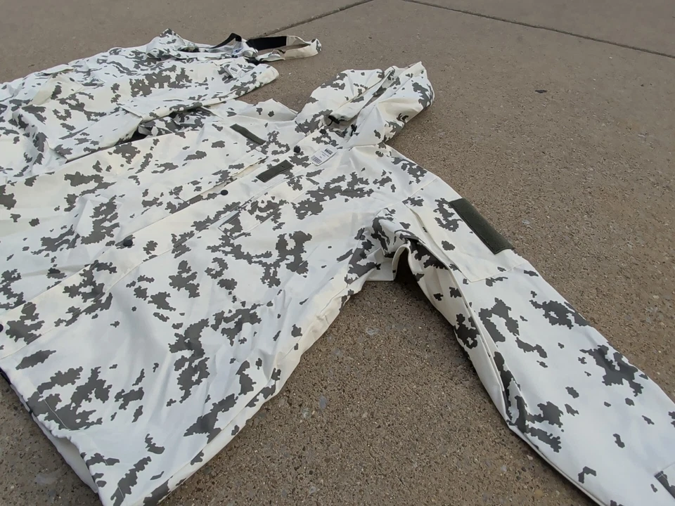 Varusteleka Sarma TST Lumipuku M05 Snow Camo Hunter 2 Piece Suit Mens 3XL NWT  - Image 4 of 4