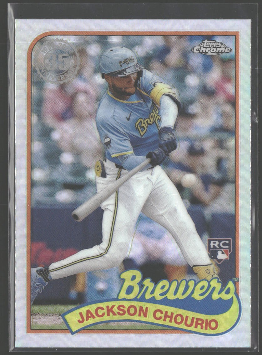 2024 Topps Chrome Update #89CU-4 Jackson Chourio 1989 35th Anniversary