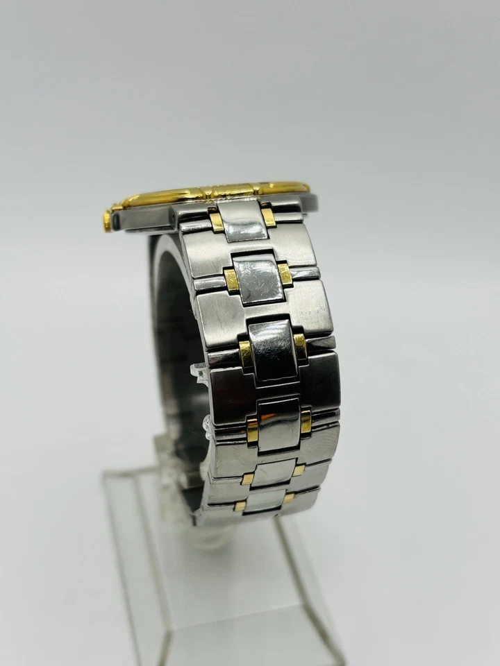 ВИНТАЖНЫЙ WITTNAUER BT9829 ШВЕЙЦАРСКИЙ 9541 ЧЕРНЫЙ ЦИФЕРБЛАТ 18K ЗОЛОТОЙ БЕЗЕЛЬ ЧАСЫ - Изображение 4 из 4