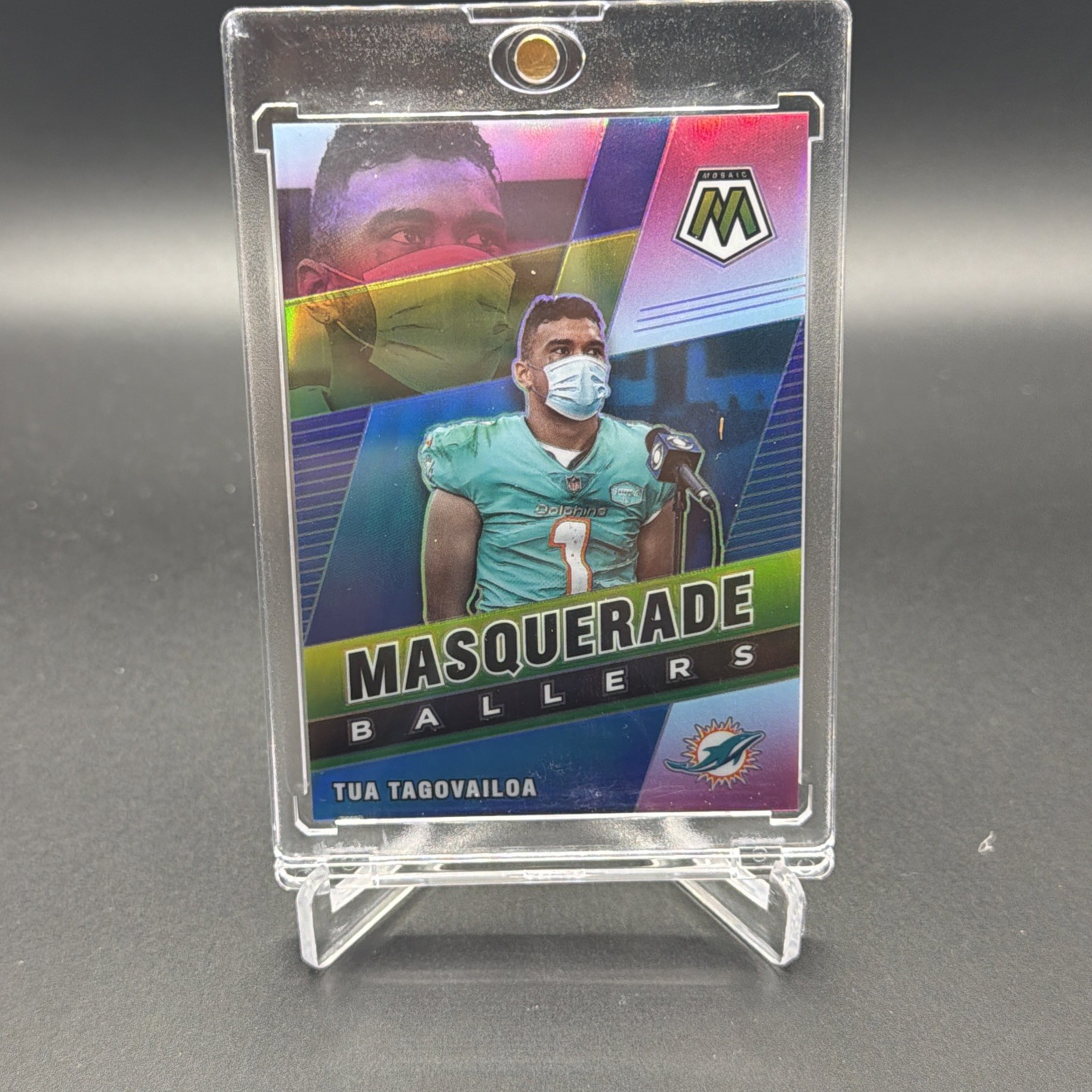 2021 Panini Mosaic Masquerade Ballers #30 Tua Tagovailoa Case Hit SP