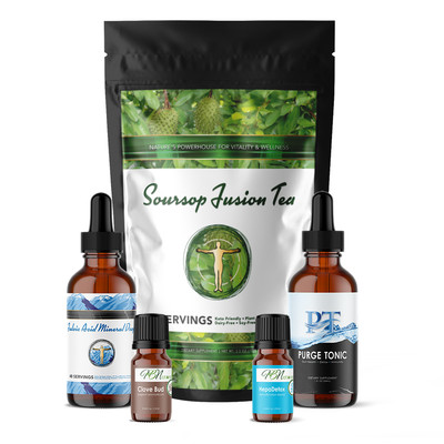 Organic Parasite Detox Kit with Fulvic Minerals | Vegan, Non-GMO