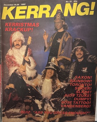 Kerrang #31 (Dec 16-29 1982) Rainbow, Judy Tzuke, John Waite, Rose Tattoo,Gillan