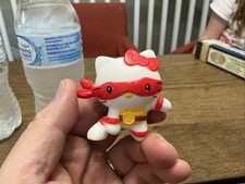 2025 McDonalds Toy 4 HELLO KITTY X RAPHAEL WHITE Teenage Mutant Ninja Turtle