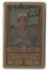 1983 Perma-Graphics Credit Card GOLD SuperStars - TORONTO BLUE JAYS