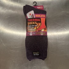 Polar Extreme Women's Moisture Wicking Insulated Thermal Socks new!