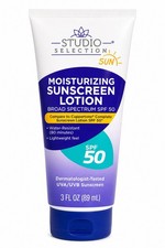 Studio Selection Sunscreen Lotion SPF 50 Moisturizing Broad Spectrum 3oz