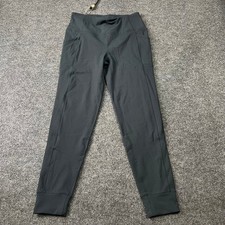 AVALANCHE Fleece Lined Leggings Women's Size L Black CA7055