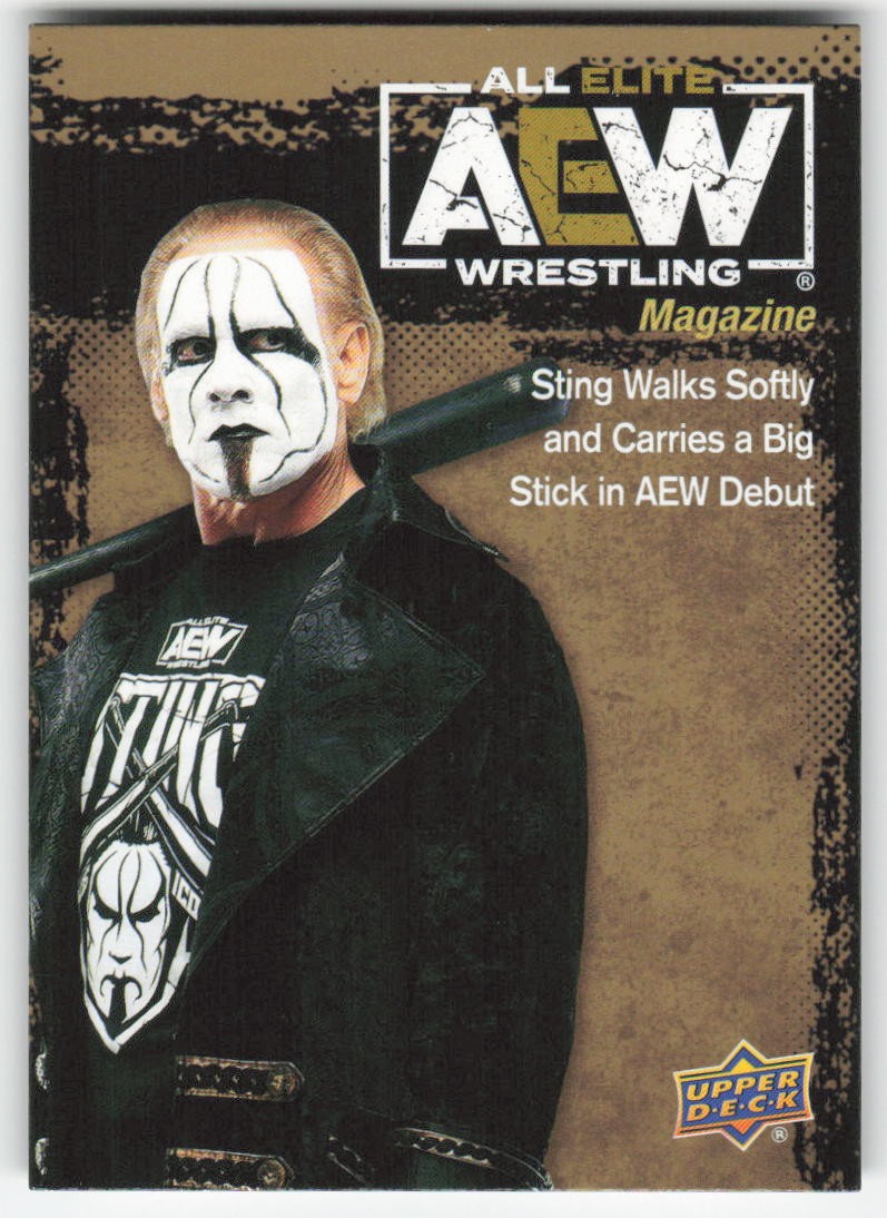 2021 Upper Deck AEW Gold Sting #81