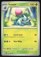 Pokemon Ivysaur Uncommon 002/165 SV: Scarlet & Violet 151 NM