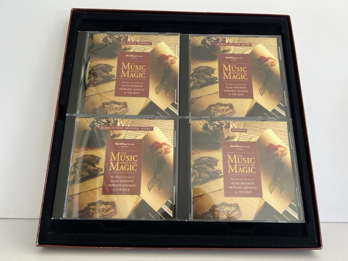 The Music Behind the Magic 4 CD Box Set Walt Disney w/ Book
