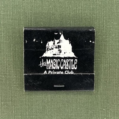 The Magic Castle Hollywood California Rare Vintage Matchbook Matches Unstruck