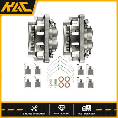 Set of 2 Front Brake Caliper & Bracket Fits 2000-2005 Ford Excursion 1C3Z2B121AA