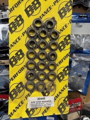 B&B Performance 30440 9/16 Step Washers for Aluminum Head studs or bolts