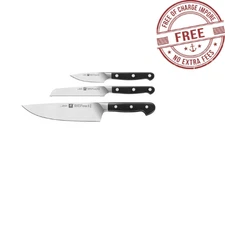 Bestseller! ZWILLING Pro 3-pc Starter Knife Set Sharp and Convenient FREE SHIP