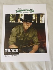 Trace Adkins Signed Photo 2017 Evergreen State Fair Autographed 8.5x11