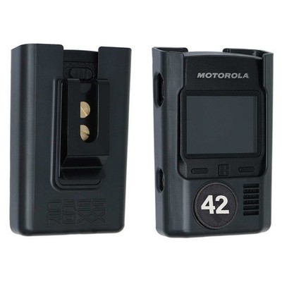 caseroxx PC Holster für Motorola ADVISOR TPG2200 TETRA-Pager Pager mit Gürtelcli