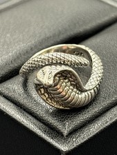 New Condition Sterling Silver Cobra Snake Ring 5 Grams Size 7 925 A14