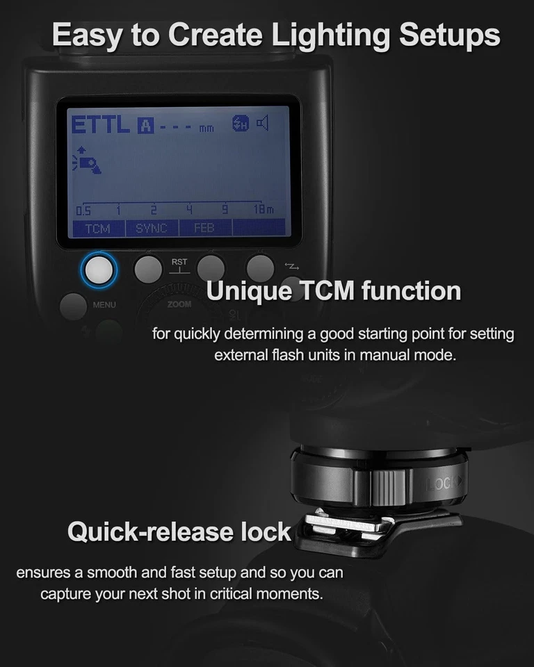 Godox TT685II TT685 II C/N/S/F/O TTL HSS Flash Light Speedlite 2.4G Wireless X - Image 2 of 4