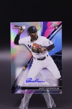 2021 Topps Finest Jazz Chisholm - Rookie Auto Refractor #FA-JCH Yankees/Marlins
