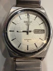 VINTAGE SEIKO 5 AUTOMATIC 7009-8760 DAY DATE STAINLESS JAPAN WATCH NICE RUNNER!!