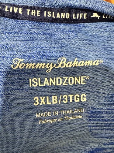 Tommy Bahama Island Zone Long Sleeve Shirt Mens 3XLB Blue Palm Coast Palmera - Picture 3 of 3