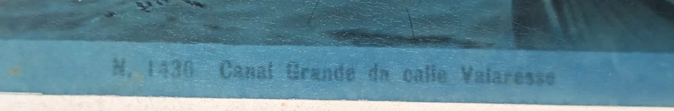 PAOLO SALVIATI GRAND CANAL VENICE ITALY ANTIQUE NOCTURNAL ALBUMEN PHOTOGRAPH - image 3 of 4