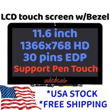 11.6"LCD TouchScreen Digitizer Bezel For Lenovo 500e Chromebook Gen 3 82JB0002US