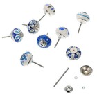 8 Pcs Türgriff Keramik Schrankknöpfe Keramikgriff Kabinettsgriff