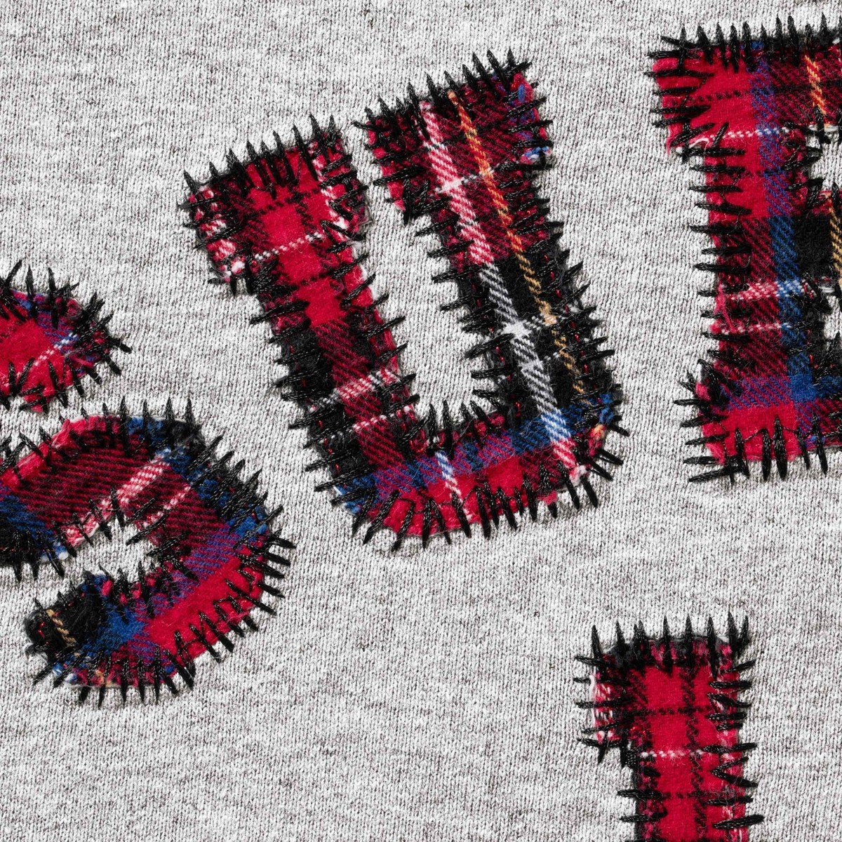 Supreme Plaid Arc Crewneck Navy Grey Camo Black 4colors 26SS | eBay